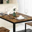 Ensemble de table de salle à manger pour 2 personnes, barre de hauteur moderne 3 pièces avec 2 chaises à haut dossier pour petit espace-256584584