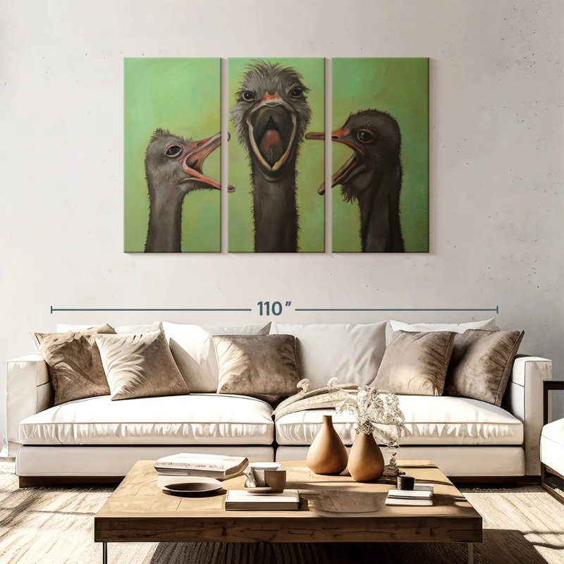 Ketti Three Tenors, 48" H x 74" W
