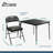  5 Piece Folding Vinyl Tables and Chairs for Home Use and Indoor Spaces