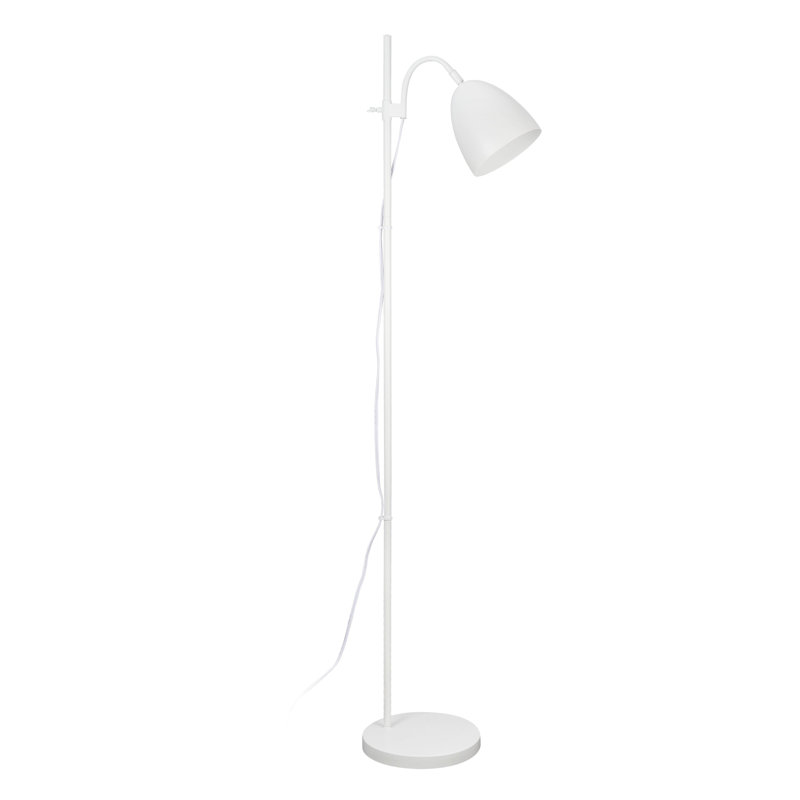 #42002-01-1,Floor Lamp Shade,61-7/8"H,E26 Socket,Bulb Not Included, Powder Coated, Matte White