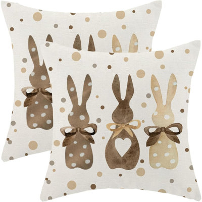  Print Linen Reversible Pillow Cover