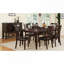 Ensemble de 2 chaises d'appoint simples et contemporaines au fini brun