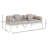 Portofino 85.75" Resilient Water Repellent Fabric Upholstered Outdoor Patio Sofa-116179794-116179797