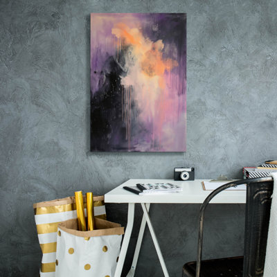 «Abstract In Purple» par Svetlana Aleynikova, art mural sur toile