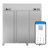 Veecool Commercial Refrigerator Freezer Combo Wifi With Smart App Control, 72" 54 Cu.ft Dual Temperature Upright Freezer, 3 Door 3 Section Stainless Steel Reach In Fridge For Restaurant Church School
