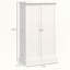 Compact Kitchen Pantry with 12 Door Shelves and Adjustable Shelving
