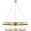 Connery 9 - Light Solid Brass LED Chandelier by Chapman & Myers