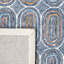 Tapis géométrique en laine et en coton touffeté à la main avec latex-1717679285
