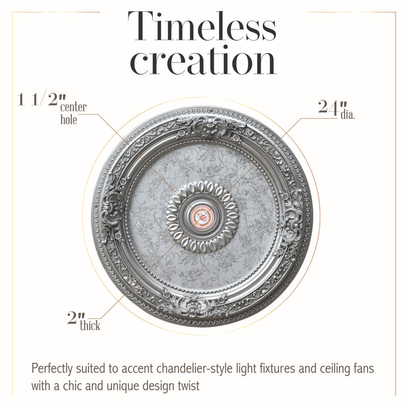 Antique Round Ceiling Medallion