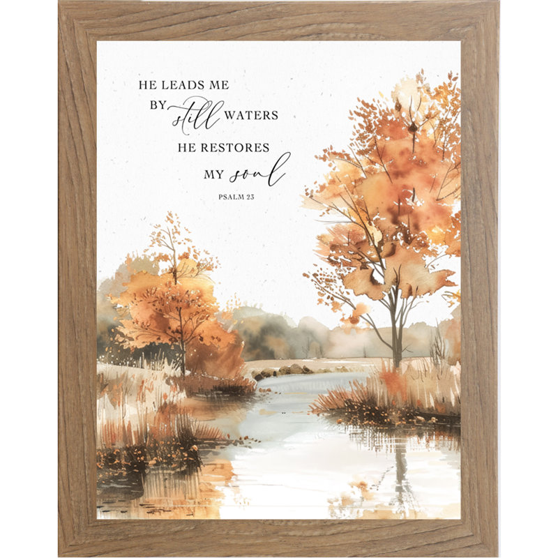 Art encadré "He plombs par Still Waters"