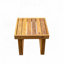 Méridienne d'extérieur en bois d'acacia avec repose-pieds-450549244