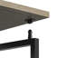 Bureau pliant peu encombrant - gris