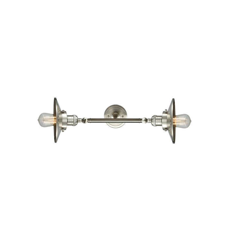 Mikkelsen Armed Sconce, Brushed Satin Nickel