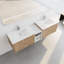 Meuble-lavabo 72 po avec lavabo en résine, portes à fermeture en douceur, lavabo à tablettes de rangement, porte transparente, polyvalent-733096109-733096110