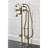 Kingston Brass Kingston Three-Handle 2-Hole Freestanding Clawfoot Tub Faucet Package with Supply Line and Stop Valve-54357538