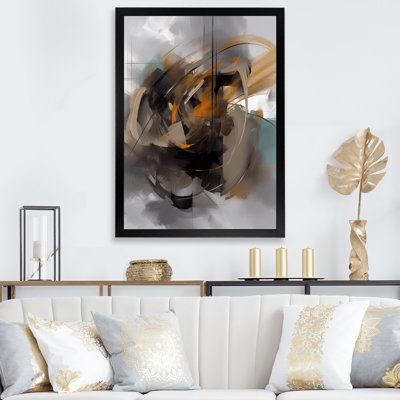«Holle Abstract Design Shapes IV», reproduction sur toile