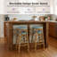 Ensemble de 2 tabourets de bar et tabourets de bar-129756455-129756456