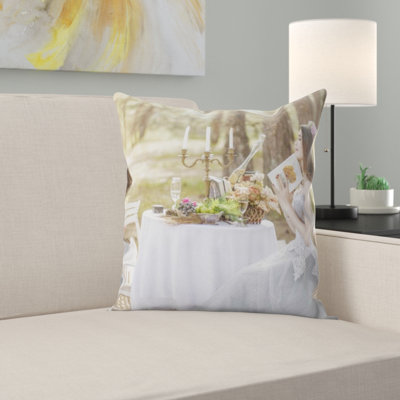 Housse et insert de coussin carré Weddings