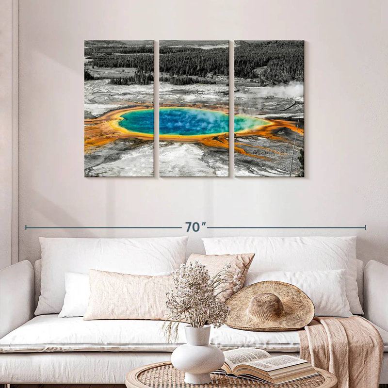 Alvord Grand Prismatic Spring Pop, H 28 po x l 45 po