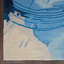 Tapis bleu / ivoire touffeté à la main Lavonne Abstarct-2111856109