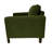 Arora Mid-Century Modern Teddy Fabric Upholstered Accent Chair with Solid Wood Legs and Cushioned Back-125003575