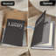 Esthétique, livres décoratifs - Ensemble de 3 faux livres en lin à couverture rigide pour table basse, décoration de salon, rangement pour photos ou comme boîte à souvenirs (noir, gris, beige, luxe)