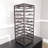 Metal Spinner Rack 80 x 4" Hooks Sock Display Earring Card Stand Retail Countertop
