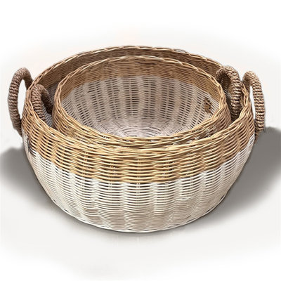 Wicker Decorative Basket Set