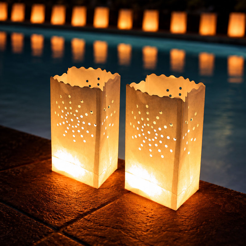 Paper Pathway Lantern Bags 5pk