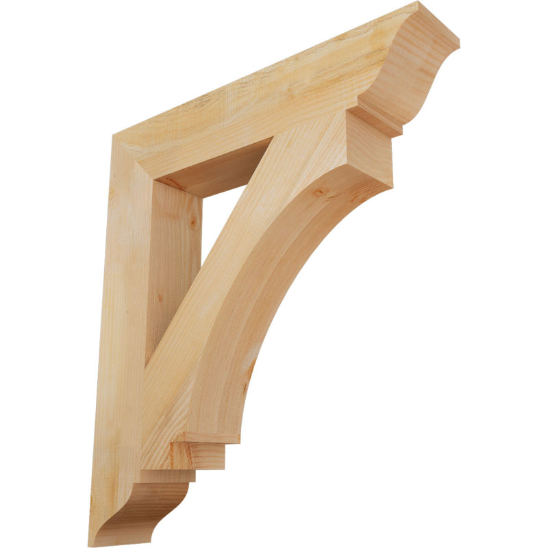 Imperial Traditional Bracket, 36" H x 6" W x 32" D, Douglas Fir (Rough)