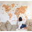 Minimalist Wall Decor, 3D World Map Wall Art-84014602