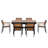 Experience Outdoor Dining Freedom With A Flexible Set Including Six Chairs And A Table That Extends From 62.9 To 82.6 Inches For Personalized Arrangements-1686883197