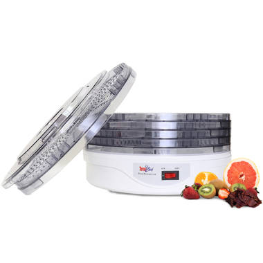 VEVOR Food Dehydrator Machine 5-Tray Fruit Black Dehydrator 300W