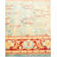 Tapis unique en laine noué à la main 7 pi 10 po x 10 pi 3 po nouvel âge Kine en rouge / beige / clair