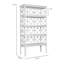 Bibliothèque Sobe H 70,5 "x l 41,5"-17298075