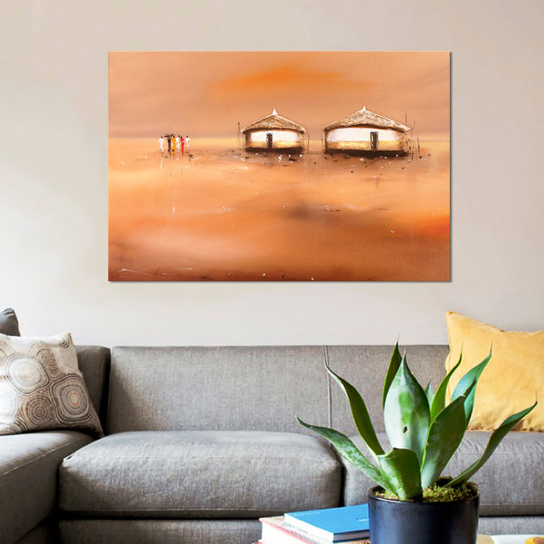 «On the Waterfront III», impression sur toile, H 40 po x l 60 po x P 1,5 po, Toile tendue, Pas de tapis