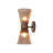 Modern 2 - Light Pleated Glass Shade Double Cone Sconce-12833366-12833361