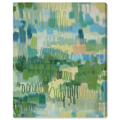 Field of Green Texture I Canvas Print Green Decor by Art Remedy