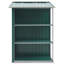 Garden Shed with Rack 205x130x183 cm Iron-1598157140