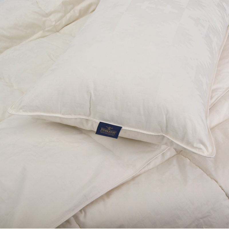 Rustic Country Hypoallergenic Queen Down Alternative Pillow