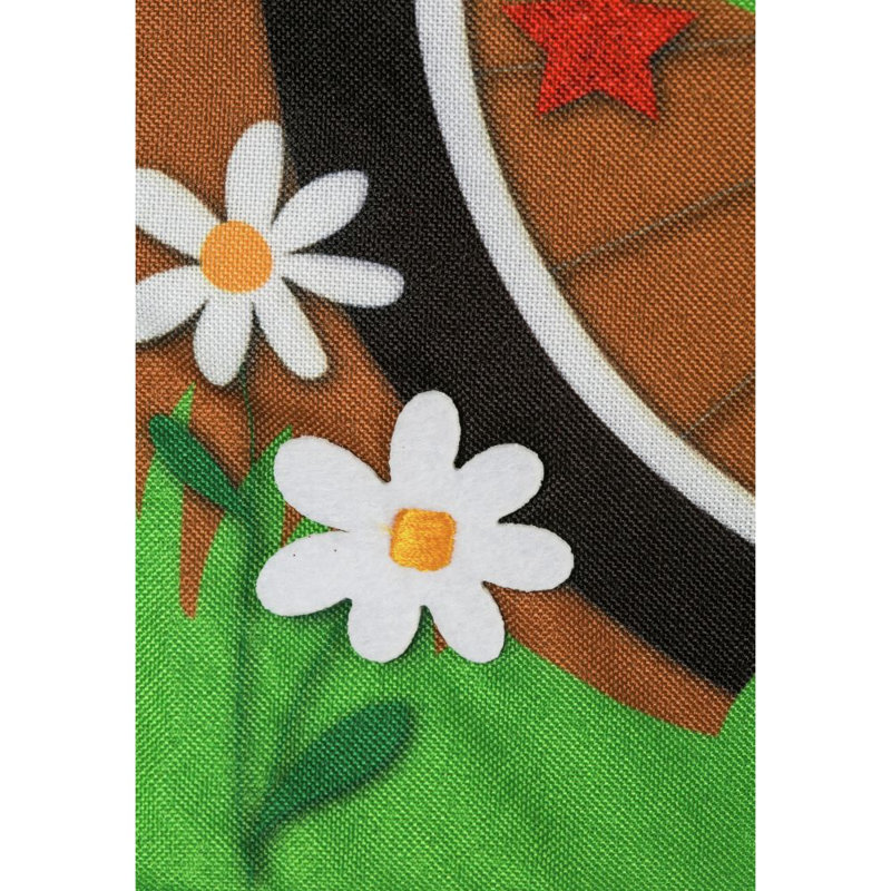Vélo de lin 18 po x l 13 po patriotique bicycle drapeau de jardin