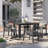 Greyson Square 4 - Person 38'' L Outdoor Dining Set