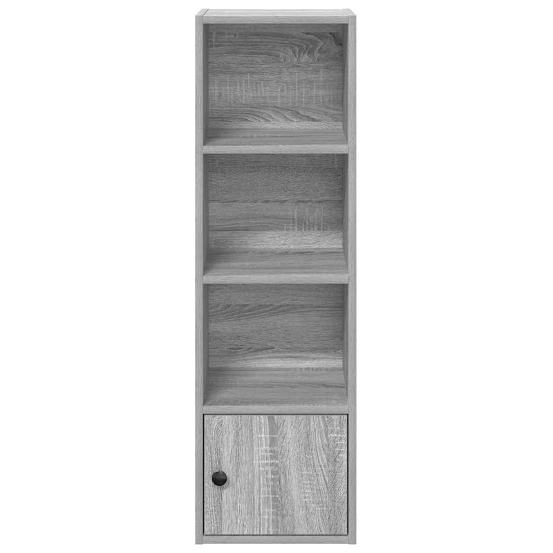 Conary 31 cm W Bookcase, (4 Shelves) 102cmH x 31cmW x 24cmD, Grey Sonoma