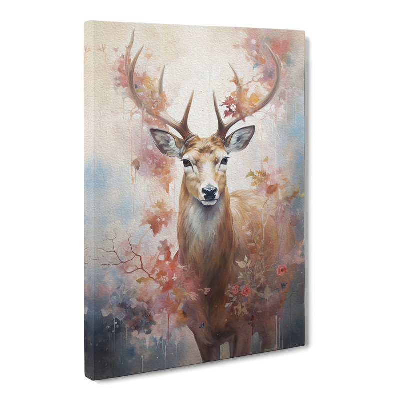 Deer Realism - Print, 50cm H x 35cm W x 3cm D