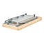 Échelle de grenier en aluminium avec assistance hydraulique - Escaliers de plafond rétractables robustes pour plafonds de 7,66 à 10,25 pi, capacité de 375 lb