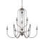 Edoardo 12 - Light Dimmable Tiered Chandelier