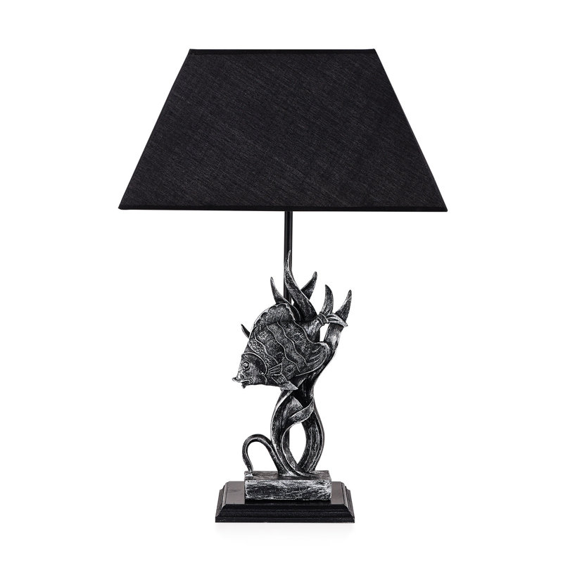 Lampe de table en métal, Argent