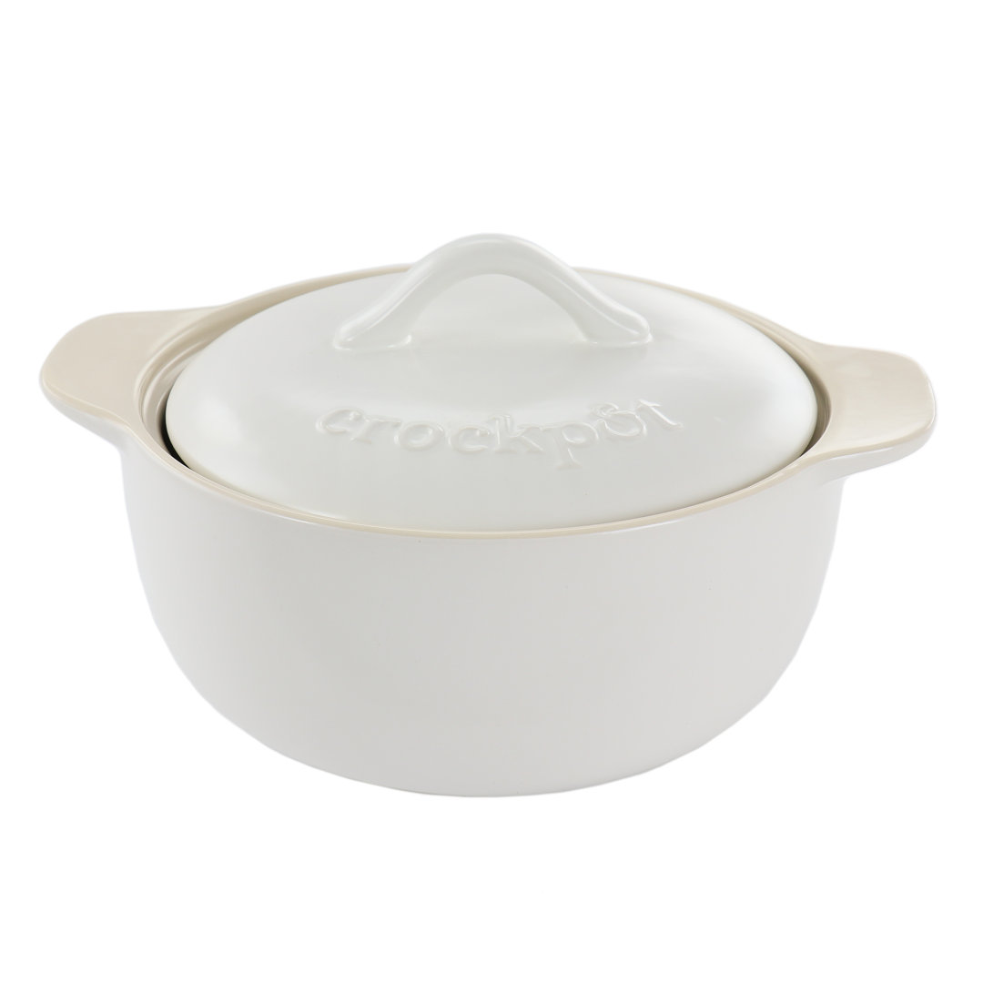 Crock-pot Stoneware Round with Lid Crock-pot