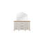 Commode 9 tiroirs avec rangement mixte, commode de style campagnard pour chambre à coucher, armoire de rangement multifonctionnelle avec pieds décoratifs