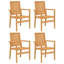 ClassicLiving Garden Dining Set Solid Wood Teak-1665126723-1665126724